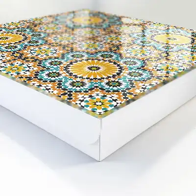 Key cabinet Geometric mosaic with patterns