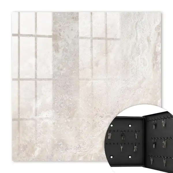 Key box for home Beige abstractions in shades of beige