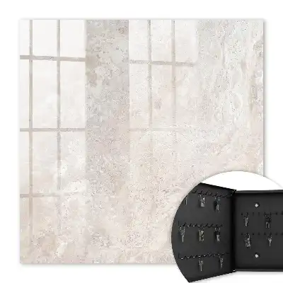 Key box for home Beige abstractions in shades of beige