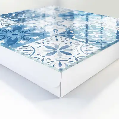 Wall mounted key box Geometric tile patterns