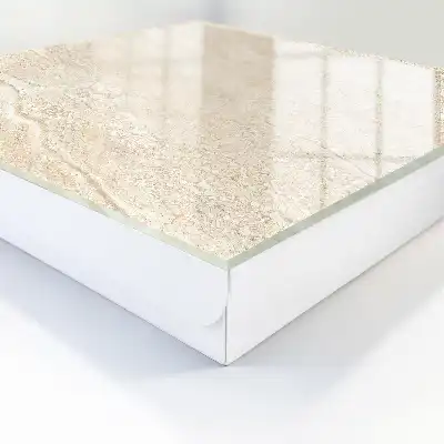 Decorative key box Beige waves with warm texture