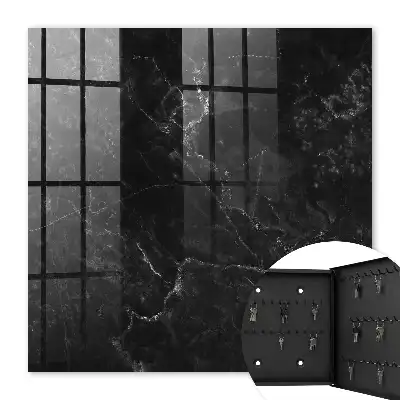 Key cabinet Marble abstraction contrasting textures