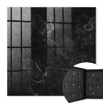 Key cabinet Marble abstraction contrasting textures