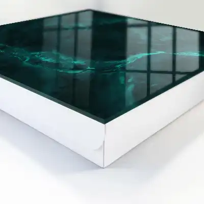 Wall mounted key box Green depths full of mystery