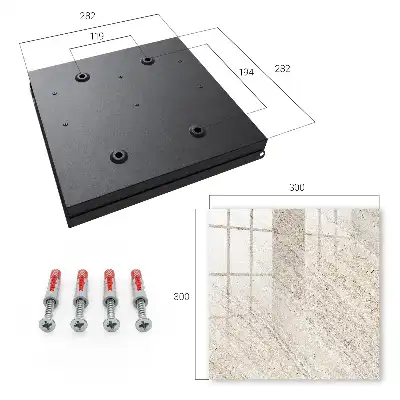 Key box for home Light marble with natural patterns