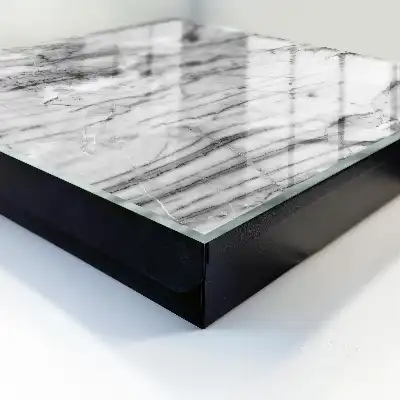 Decorative key box Marble elegance of contrast