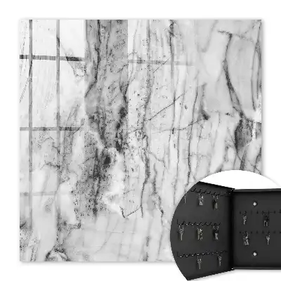 Decorative key box Marble elegance of contrast