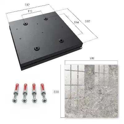 Wall mounted key cabinet Marble background with a gray and beige pattern