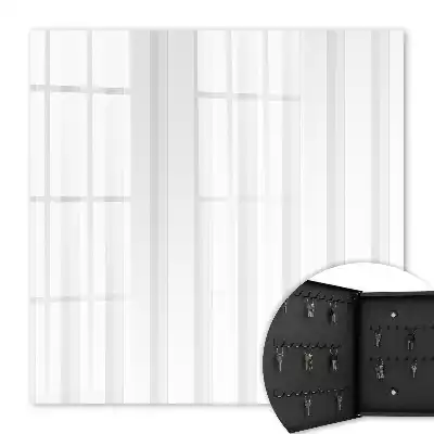 Wall mounted key box Vertical stripes in minimalist style