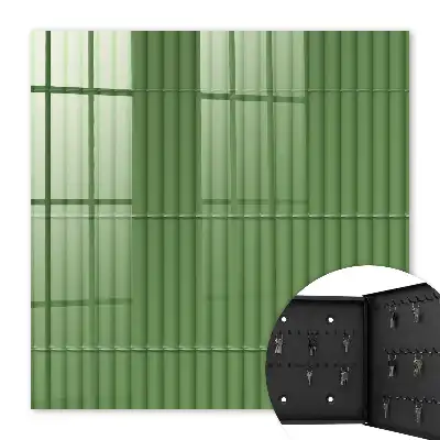 Decorative key box Green bamboo