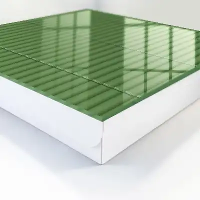 Decorative key box Green bamboo