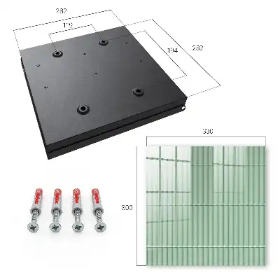 Key box for home Green stripes harmony