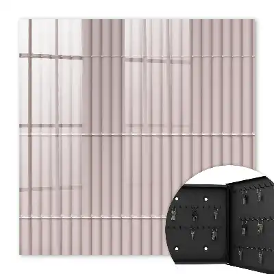 Decorative key box Minimalist texture in shades of beige