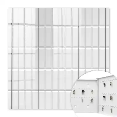 Wall mounted key cabinet Subtle panel geometry