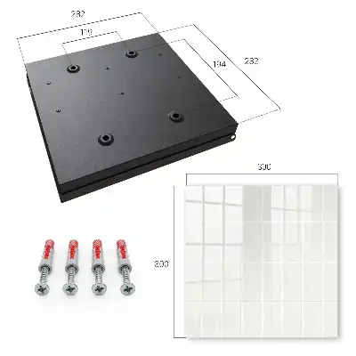 Decorative key box Bright, elegant tiles