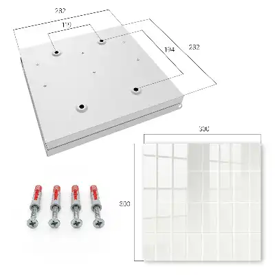 Decorative key box Bright, elegant tiles
