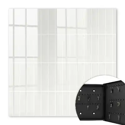Decorative key box Light tiles in shades
