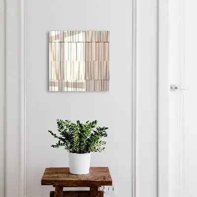 Decorative key box Minimalism of lines subdued in beige
