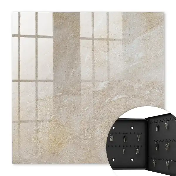 Key cabinet Mineral elegance with a white background