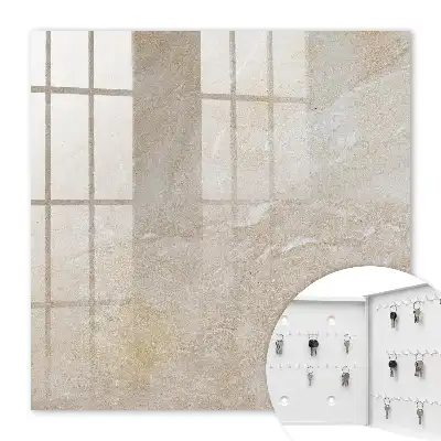 Key cabinet Mineral elegance with a white background