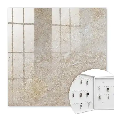 Key cabinet Mineral elegance with a white background