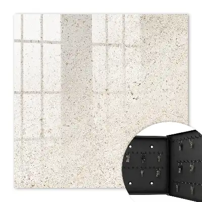 Wall mounted key box Beige elegance with a natural character