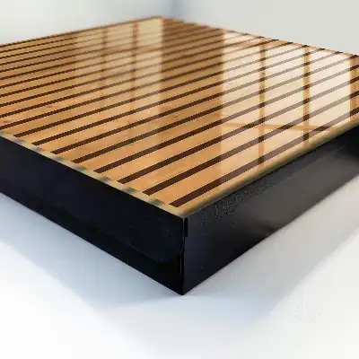 Decorative key box Wooden wall with a natural pattern