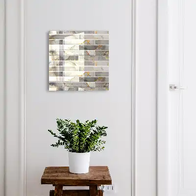 Wall mounted key cabinet Modern elegance in shades of gray