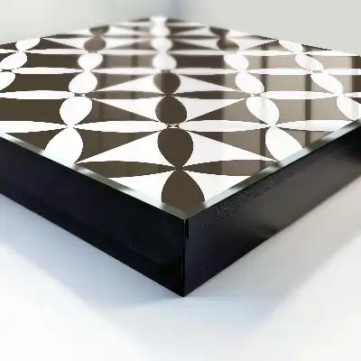 Decorative key box Geometric composition symmetrical contrasting