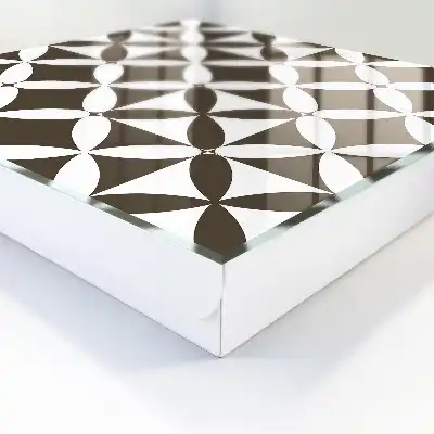 Decorative key box Geometric composition symmetrical contrasting