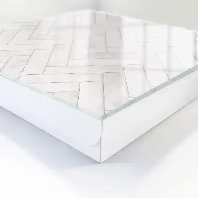 Key cabinet Marble Herringbone Accent