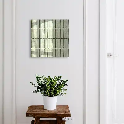 Wall mounted key box Green pattern tile design