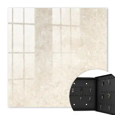 Decorative key box Creamy elegance natural motifs
