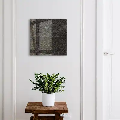 Wall mounted key cabinet Elegant black and gray