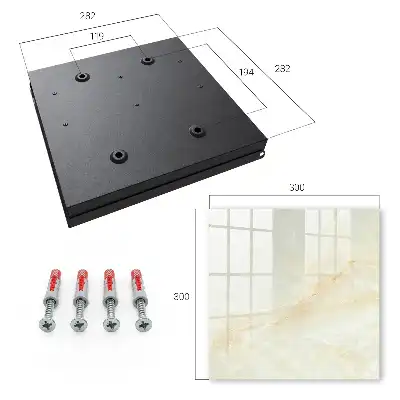 Wall mounted key box The elegance of marble is full