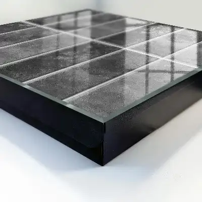 Key cabinet Gray tiles emphasizing modernity
