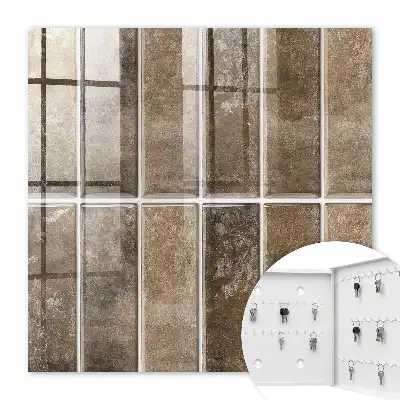 Wall mounted key box Warm tiles giving