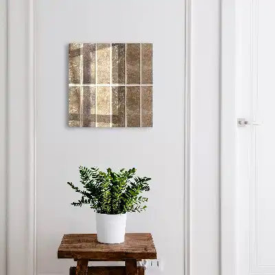 Wall mounted key box Warm tiles giving