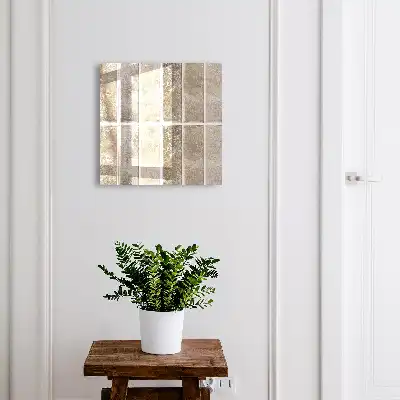 Key cabinet Elegant brown gray tiles