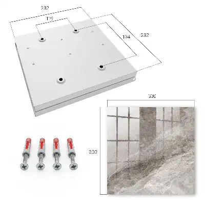 Wall mounted key box Stone texture full