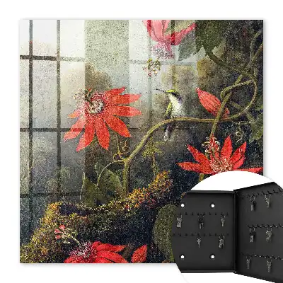 Wall mounted key cabinet The exotic nature of the dense forest