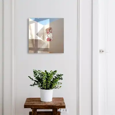 Decorative key box A quiet corner with a touch of nature