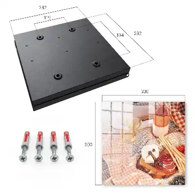 Wall mounted key cabinet Sunset Picnic Blanket