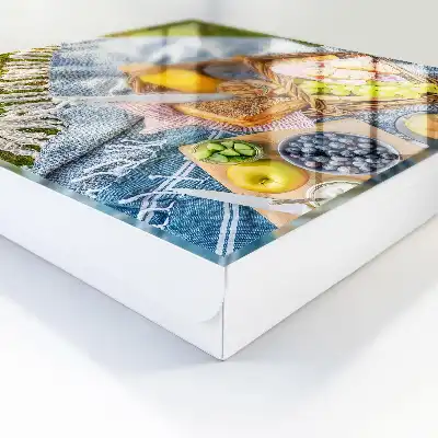 Decorative key box An idyllic picnic full of delicacies