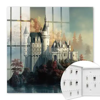 Key box for home Castle by the water in autumn