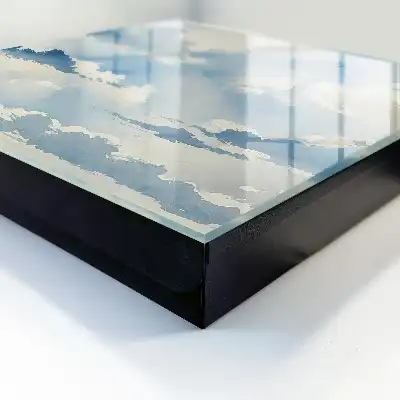 Decorative key box Cloudy sky in shades of blue