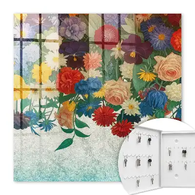 Key cabinet Flower paradise of life energy