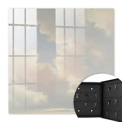 Wall mounted key box Clouds, sky, bright