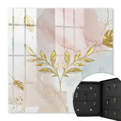 Key cabinet Pastel charm of line art