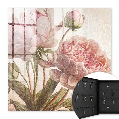 Key cabinet Romantic botany full of harmony